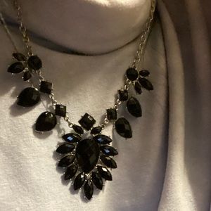 Black stone necklace